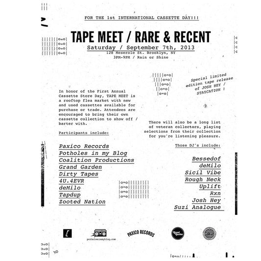 TAPE MEET 001 NY 09/07/13