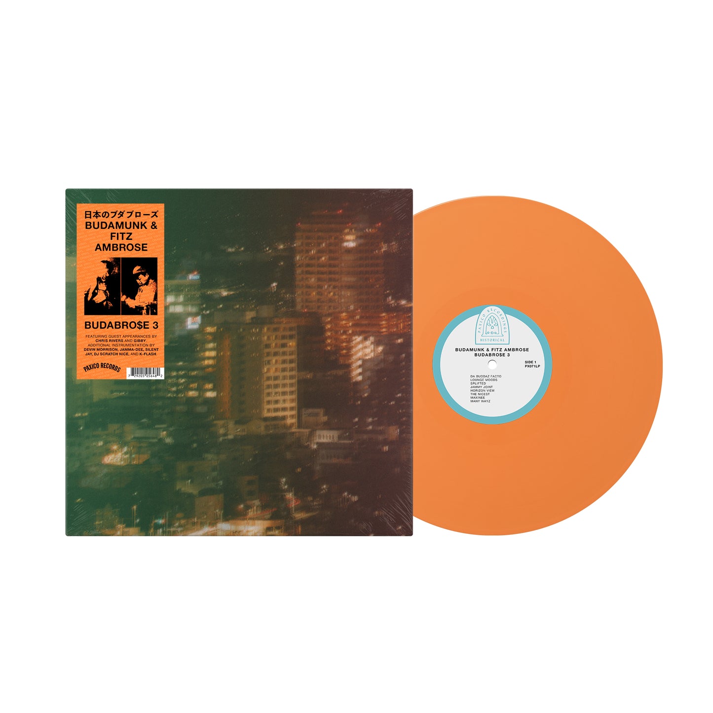Budabrose 3 (Tangerine Vinyl LP)
