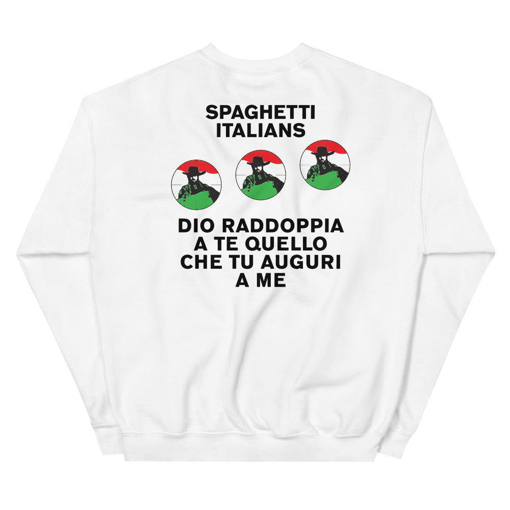 Spaghetti Italians White Sweatshirt