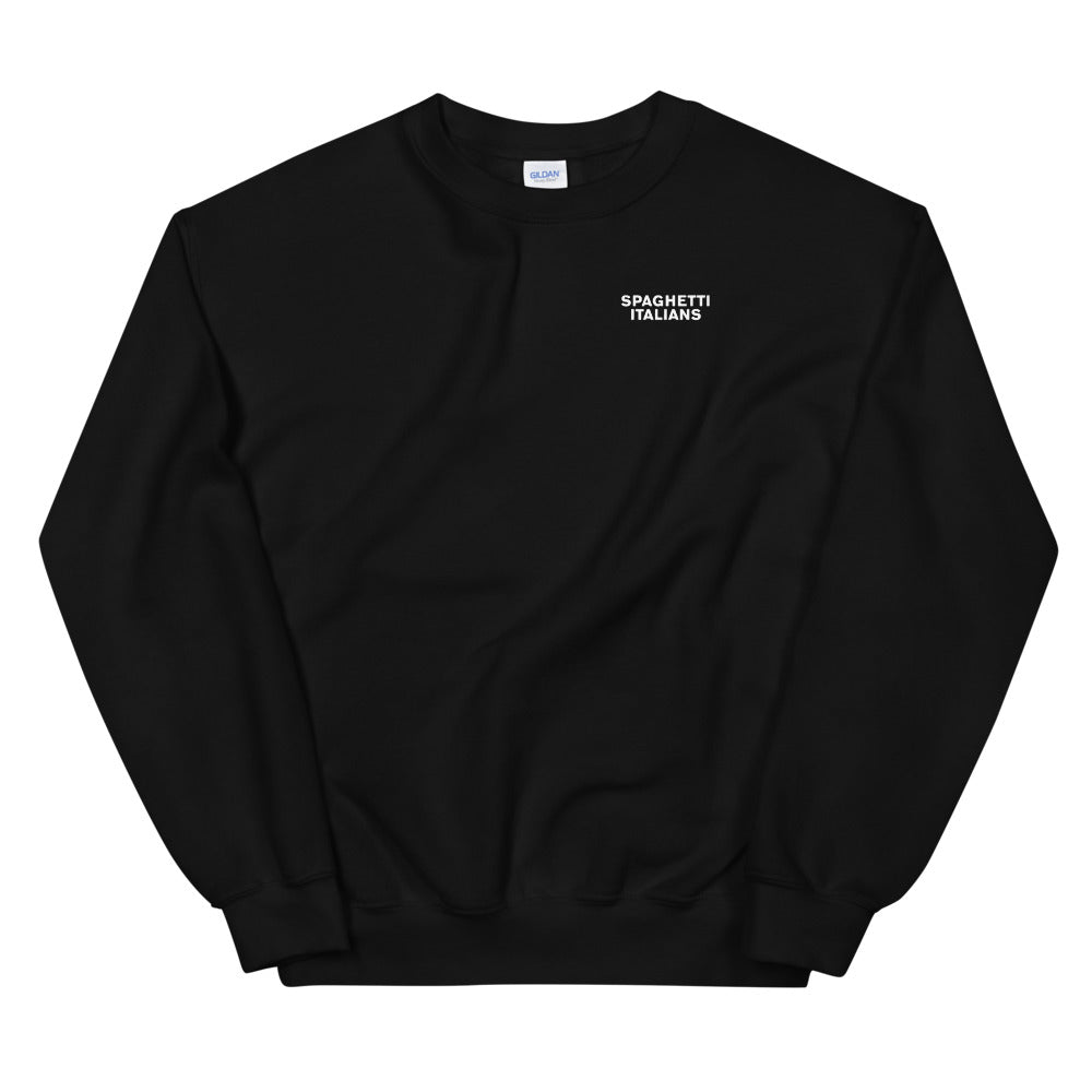 Spaghetti Italians Black Sweatshirt
