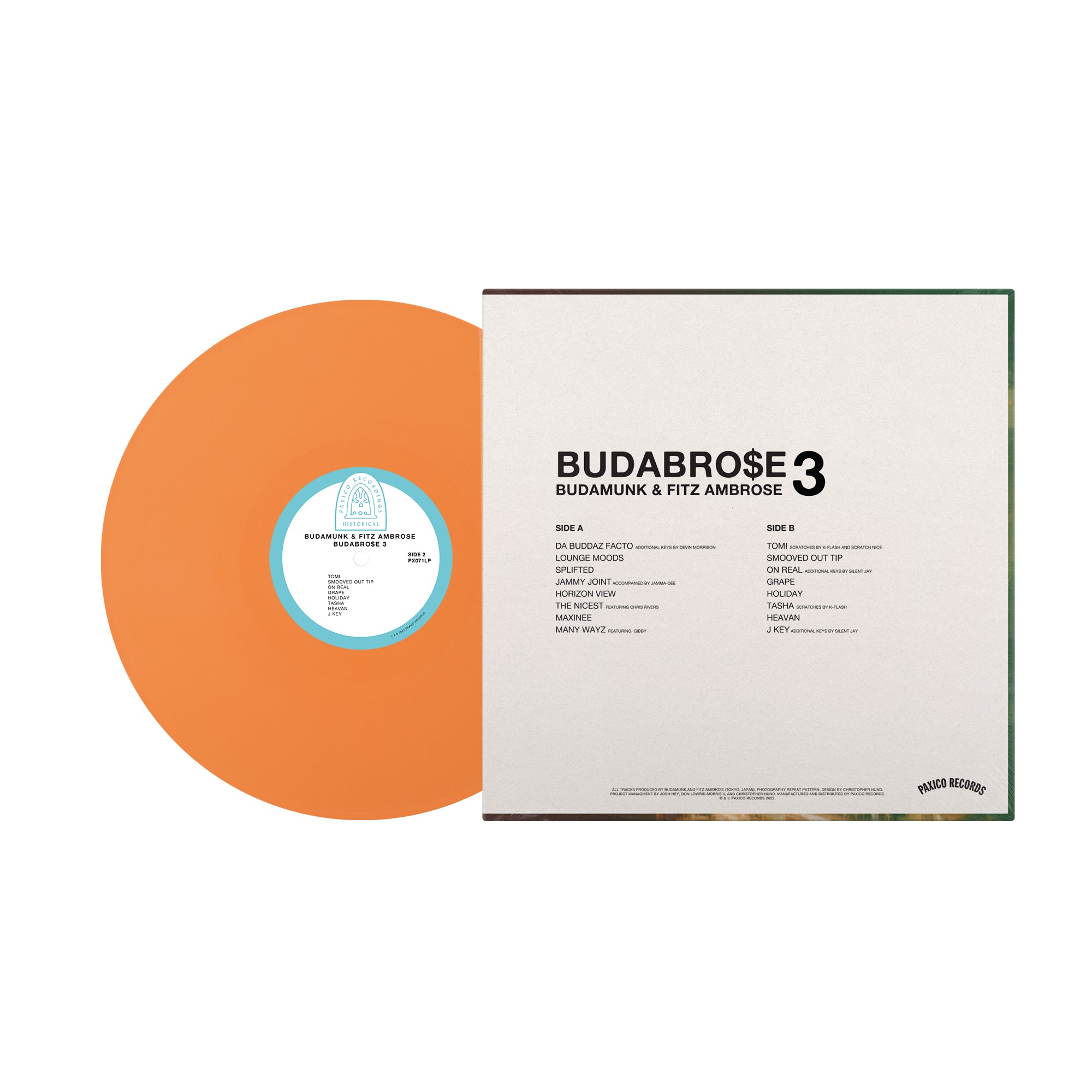Budabrose 3 (Tangerine Vinyl LP)