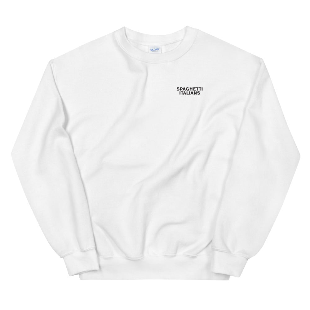 Spaghetti Italians White Sweatshirt